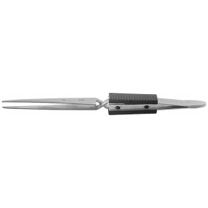 HOLEX - Pinzetta a becchi incrociati tronchi / diritta, 160 mm, Materiale: AM