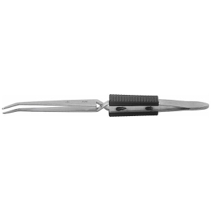 HOLEX - Pinzetta a becchi incrociati tronchi / piegata, 160 mm, Materiale: AM