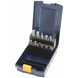 GARANT - Set di frese rotative 8 pezzi, Multi Cut – medio, HM TiAlN, Numero di frese rotative: 8