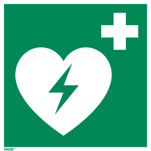 Segnali di salvataggio Defibrillatore automatico esterno