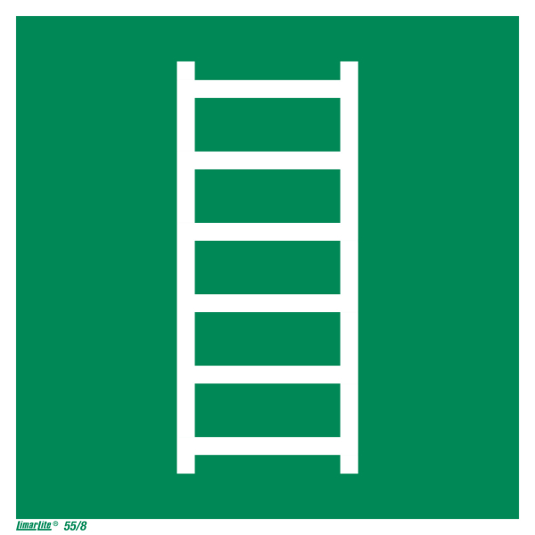 Segnali di salvataggio Scala di evacuazione
