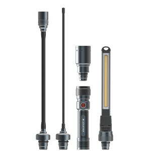 Lampada multifunzione a LED con supporti intercambiabili
