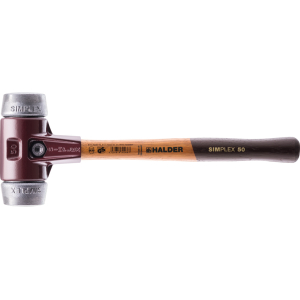 Mazza SIMPLEX con tasselli in metallo dolce