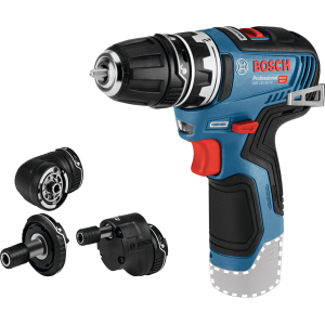 BOSCH - Trapano avvitatore a batteria con mandrino intercambiabile, Modello: GSR1235FCS