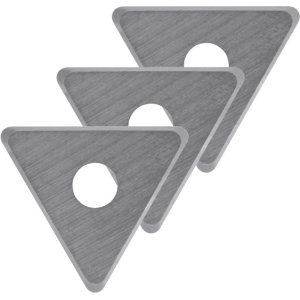 BDS MASCHINEN - Set di 3 inserti in HM SHM 200 per acciaio, Modello: SHM200