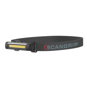 SCANGRIP - Lampada frontale a LED multifunzionale con batteria, Modello: FLEX-WEAR