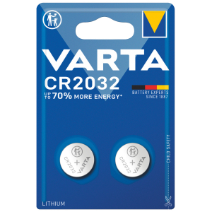 VARTA - Batteria a pastiglia / batteria speciale CR2032, Modello: CR2032