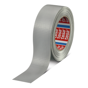 TESA - Nastro adesivo rinforzato, argento, larghezza x lunghezza (mmxm): 48X50 mmxm