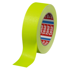 TESA - Nastro adesivo rinforzato Set di 4 pezzi, giallo, larghezza x lunghezza (mmxm): 38X25 mmxm