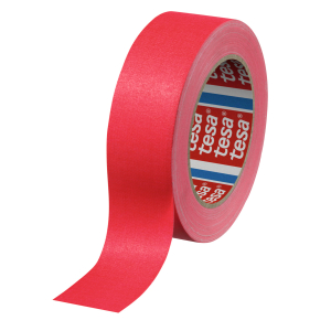 TESA - Nastro adesivo rinforzato Set di 4 pezzi, rosa fucsia, larghezza x lunghezza (mmxm): 38X25 mmxm
