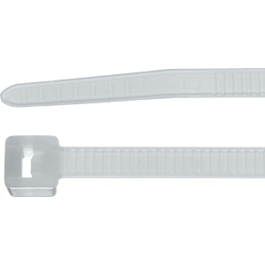 HELLERMANNTYTON - Set di fascette serracavi T-Tie, bianche, 100 pezzi, Larghezza: 2,5 mm