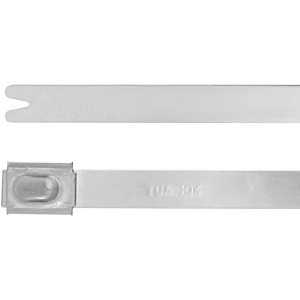 HELLERMANNTYTON - Set di fascette serracavi in acciaio legato, 50 pezzi, Larghezza: 7,9 mm