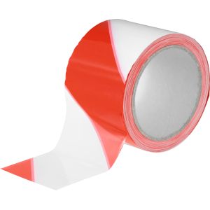 3M - Nastro di sbarramento, rosso-bianco, larghezza x lunghezza (mmxm): 70X100 mmxm