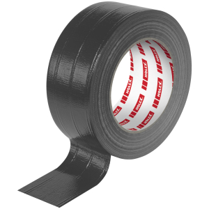 HOLEX - Nastro adesivo rinforzato, nero, larghezza x lunghezza (mmxm): 48X50 mmxm