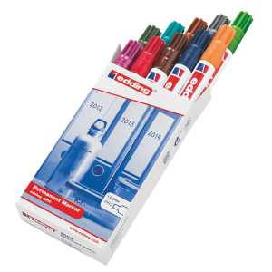 EDDING - Set di evidenziatori permanenti edding 3000 10 pezzi, Modello: SET