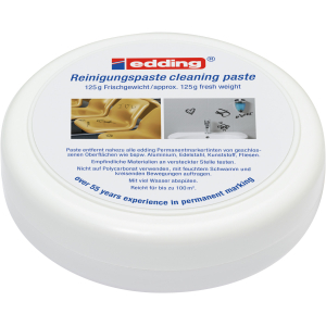 EDDING - Pasta per la pulizia in barattolo 125 g, Modello: 8860