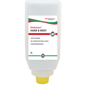S.C. JOHNSON - Lozione per la cura di mani e corpo Stokolan Hand & Body, Contenuto: 1000A ml