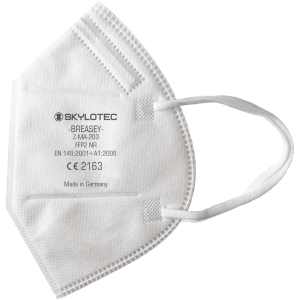 SKYLOTEC - Maschera con filtro antipolvere pieghevoli, con bardatura per le orecchie, Filtro: P2