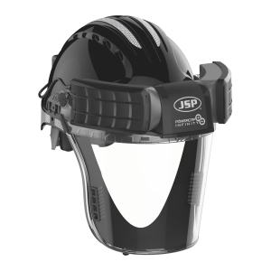 JSP - Respiratore con protezione per testa e viso integrata PowerCap Infinity, Modello: SET