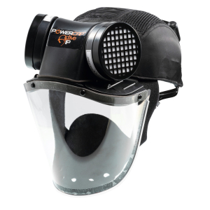 JSP - Respiratore con protezione per testa e viso integrata PowerCap Active, Modello: SET