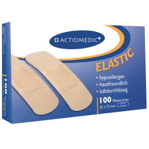 GRAMM - Cerotti in strisce Actiomedic 100 pezzi, ELASTIC, Contenuto: 100 pz.