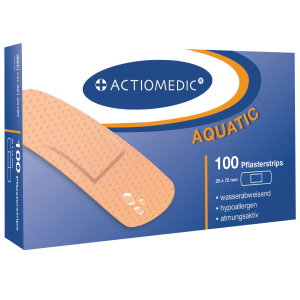 GRAMM - Cerotti in strisce Actiomedic 100 pezzi, AQUATIC, Contenuto: 100 pz.