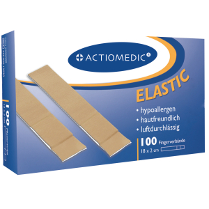 GRAMM - Cerotto per dita Actiomedic 100 pezzi, ELASTIC, Contenuto: 100 pz.