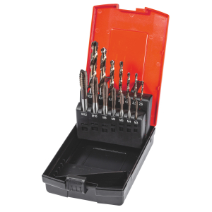 #N/D - Maschi a macchina per fori ciechi + punte elicoidali per prefori HOLEX Clever Tap, Per filettatura metrica: M3-12