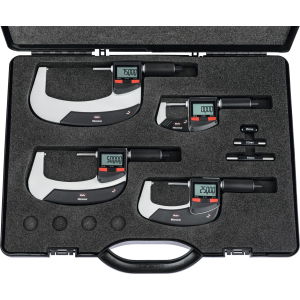 MAHR - Set di micrometri digitali IP65 i-wi, Campo di misura: 0-100 mm