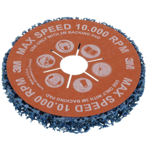 3M - Spazzola per pulitura grezza (SiC) con dorso di fibra di vetro, CG-DB, ⌀ Disco: 115 mm