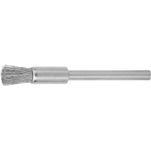 LESSMANN - Spazzola a pennello in miniatura filo in INOX 0,10 mm, ⌀ Spazzola D1: 5 mm
