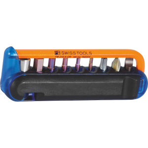 PB SWISS TOOLS - Set di giraviti BikeTool in supporto di plastica, Numero di giraviti: 9