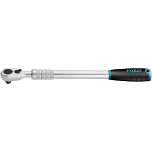 HAZET - Cricchetto telescopico con dentatura fine, 1/2 pollice, estraibile in continuo, Modello: 1/2