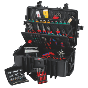 KNIPEX - Assortimento di utensili “Robust45 Move” per meccanica 90 pezzi, Numero di utensili: 90