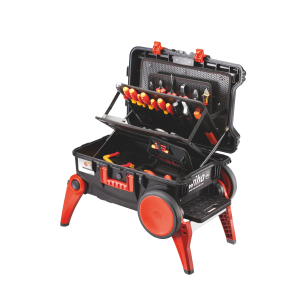 WIHA - Set di valigette portautensili “XXL III electric” 100 pezzi, Numero di utensili: 100
