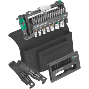 WERA - Set da 3 per biciclette 41 pezzi, Numero di utensili: 41