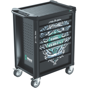 WERA - Carrello per officina Tool Rebel, 94 pezzi, Modello: 1