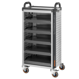 GARANT - Carrello “L-Trolley” con 5 ripiani estraibili, Numero di ripiani estraibili: 5