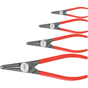 HOLEX - Set di 4 pinze per anelli di sicurezza per anelli interni, Numero pinze: 4