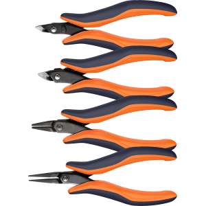 GARANT - Set di pinze per elettronica 4 pezzi, Numero pinze: 4