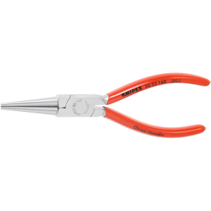 KNIPEX - Pinza a becchi lunghi, tondi a punta, cromata, Lunghezza complessiva: 160 mm