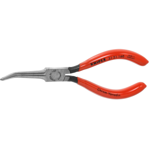 KNIPEX - Pinza a becchi sottili lunghi, piegati a 45°, Lunghezza complessiva: 160 mm