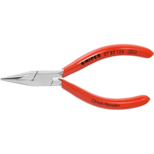 KNIPEX - Pinza per meccanica di precisione cromata becchi mezzotondi, Lunghezza complessiva: 125 mm