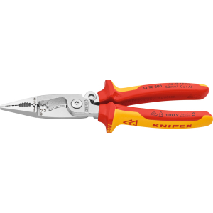 KNIPEX - Pinza per installazioni con molla di apertura isolamento a norme VDE, Lunghezza complessiva: 200 mm