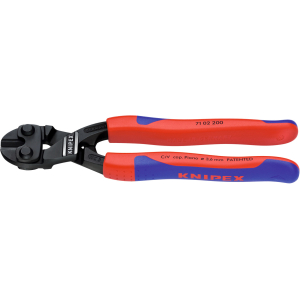 KNIPEX - Tronchese compatto CoBolt con manici rivestiti, Lunghezza complessiva: 200 mm