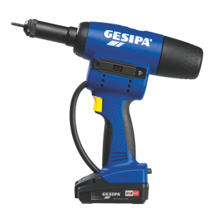 GESIPA - Rivettatrice per dadi per rivetti ciechi a batteria FireBird Pro, Modello: CAS