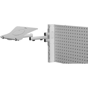 HOFFMANN - Braccio orientabile multimediale con supporto per notebook, Numero di snodi: 2