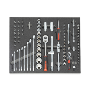 HOLEX - Set di chiavi a bussola da 1/4 e 1/2 pollice, Numero degli utensili: 82