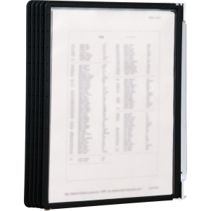 DURABLE - Supporto a muro magnetico, DIN A4, Modello: BLACK