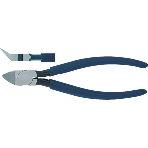 GARANT - Tronchese a tagliente laterale per plastica, piegato a 45°, KW, Lunghezza complessiva: 150 mm